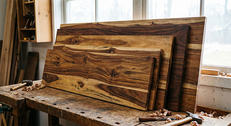 Walnut butcher block